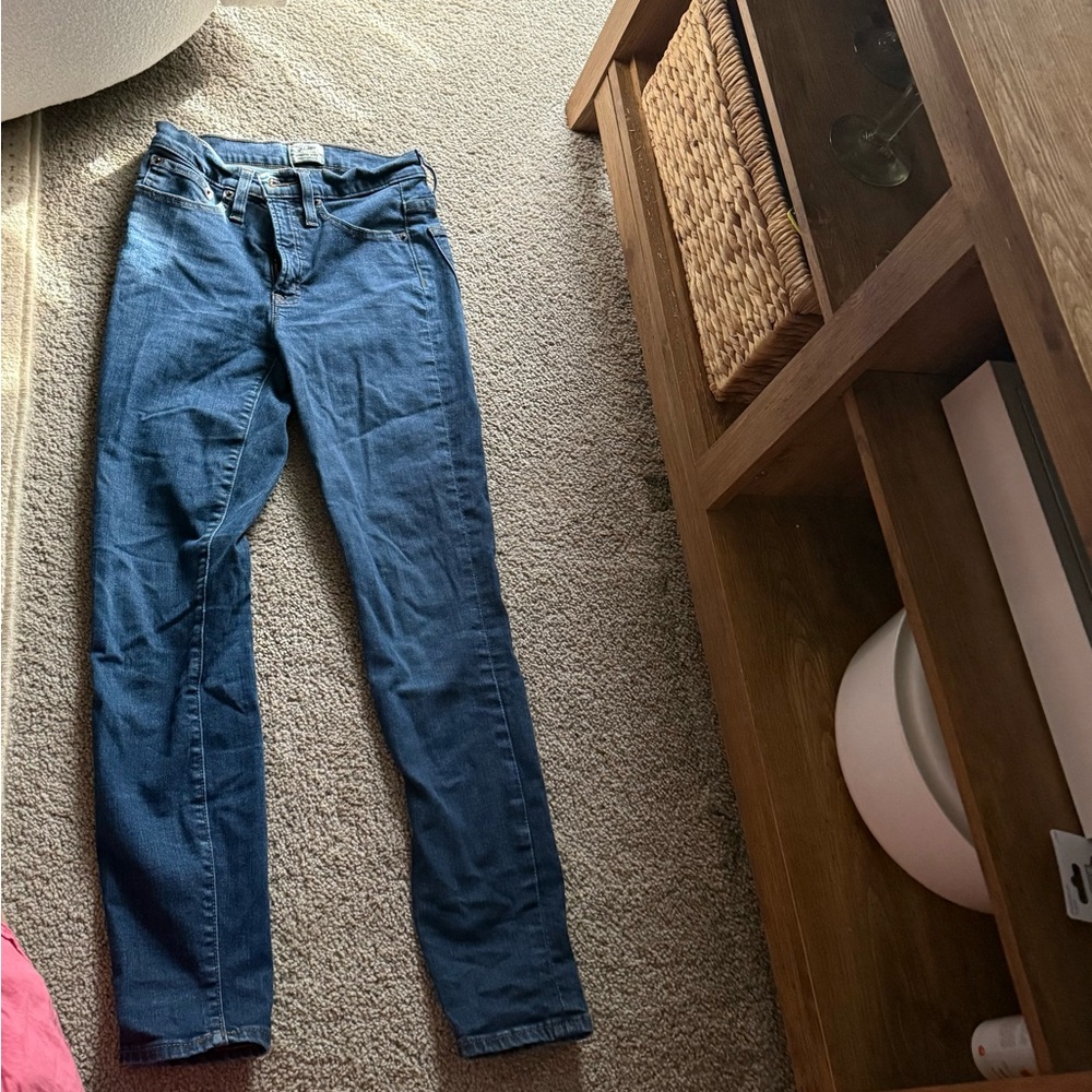 J. Crew Women's 9” Toothpick High Rise Jeans - 25